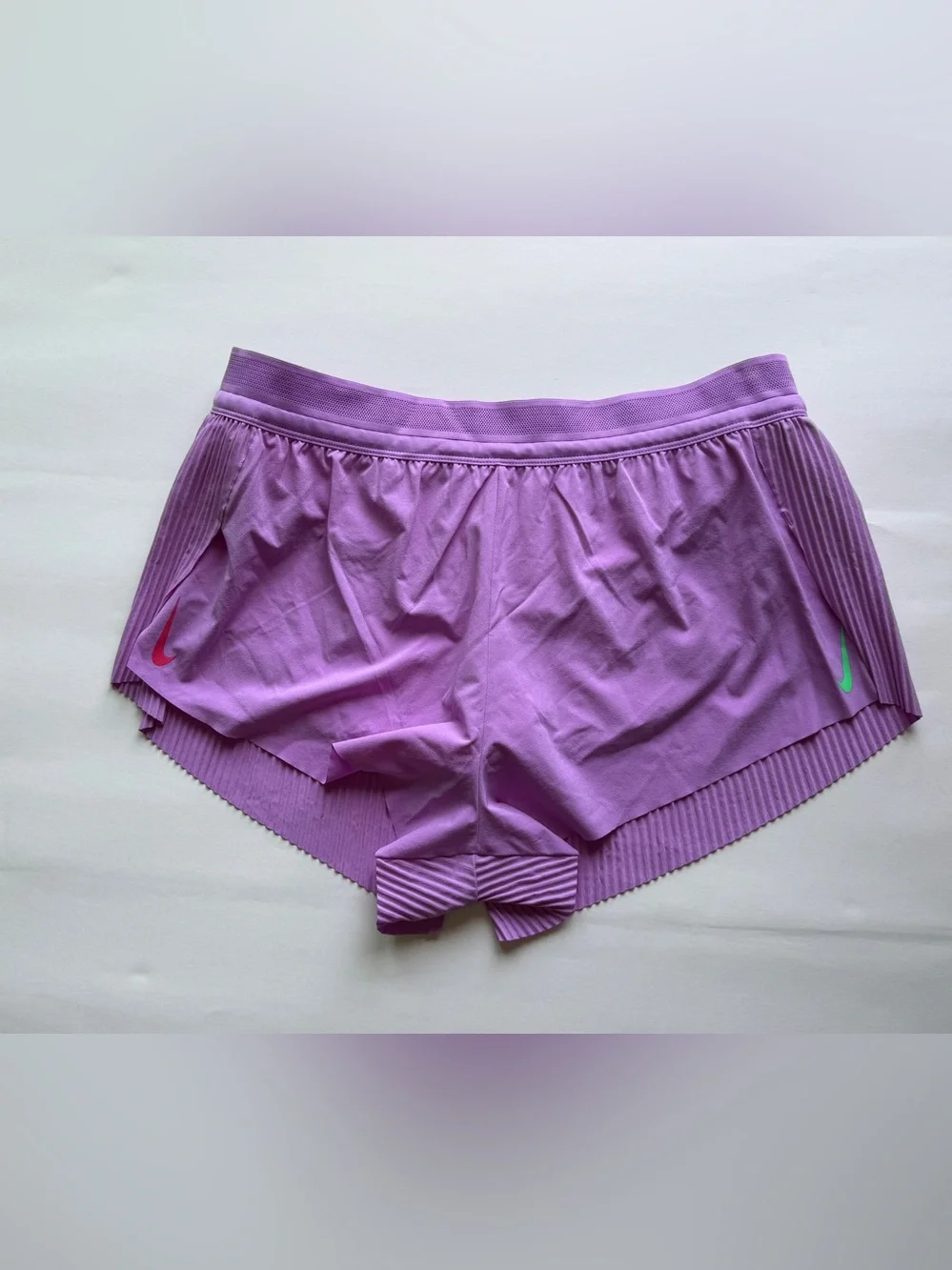 Nike [XL] AeroSwift Women's ADV Pleated Rush Fuchsia Running Shorts FN2328-532